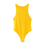 summer solid sexy bodycon women bodysuits female 8 color green slim casualbodysuit chic lady club short playsuits femme