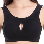 Breathable Cotton Bra No Rims Seamless Women's Underwear With breast pads Gathers Bralette Comfortable Sleeping Brassiere