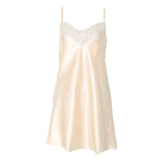 Women Ice Silk Cool Nightgown Pyjamas Sexy V Neck Sleepwear Nightwear