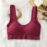 FINETOO Padded Tube Tops Sexy Crop Top Seamless Underwear U-Back Wrapped Chest Streetwear Female Fitness Tops Tank Lingerie 2020