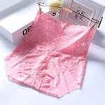 Sexy Lace Shapers Panties Europe Women Seamless Hip Raise Slimming Tummy Control Briefs Transparent 3XL Plus Size Lingerie