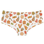 Merry Christmas Bells Print Women's Panties Low Waist Briefs Festive Comfortable Underwear Holiday Lingerie