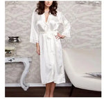 Fashion Loose Soft Comfortable Night Robe Women Belt Bathrobe Women's Sleep Sexy Sleepwear Shift 2017 Select 3 Color