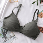 Push-Up Bras for Women Sexy Adjustable Straps Brassiere Wire Free Bra Seamless Underwear Solid Color Lingerie One Size