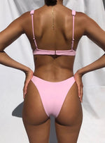 2025 Brazilian Triangle Bikinis High Cut bikini Women Swimsuit Female Swimwear Two pieces bikini Set Bather Bathing Suit Swim