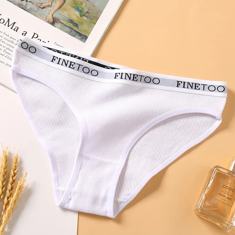 1Pc Cotton Women Panties Big Size M-2XL Briefs Sexy Brand Band Low Waist Underwear Ladies Fashion Panty Girls Intimates Lingerie