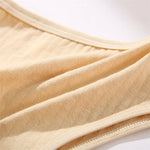 6Pcs/Set Women Cotton G-String Ribbed Panties Female Low Rise Thongs Ladies Sexy Bikini 7 Solid Color Girl Soft S-XL Intimates