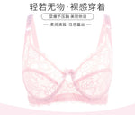 Sexy Lace Push Up Women Bra Underwear Thin Cup Underwire Bralette Plus Size 75-105 B C D Cup Ultra-thin Lace Sexy Bras