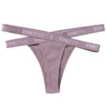1PC FINETOO Women Panties Front Cross Cotton Lingerie Sexy Low WaistColor Thongs Ladies Underwear Fashion Soft Underpants