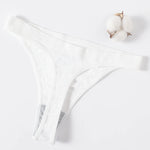 3Pcs/Set Women Brazilian Panties High Rise G-string Thongs Female Underpants Sexy Lingerie Sports Seamless Underwear M-XL T-Back