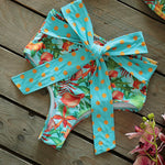 Two-Pieces Women Floral 2025 Push-Up Padded Bra Ruffles Bandage Bikini Set Swimsuit Swimwear Bathing Suit Beachwear Biquini