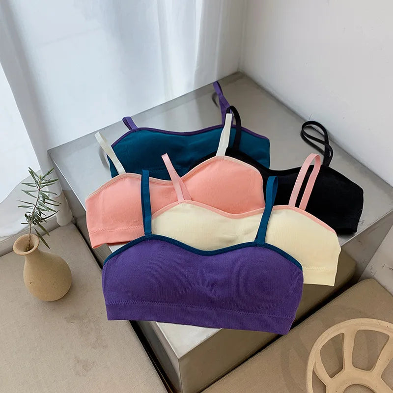 Padded Bras For Women Wireless Brassiere Comfort Push-Up Bra Female Underwear Sexy Lingerie Solid Color Intimates