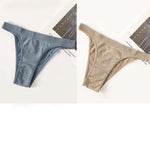 2PCS/Set Seamless Women Brazilian Panties Female Underpants High Leg Cut Underwear Sexy Lingerie Bikini Sports Briefs M-L