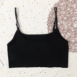 Women Top Female Crop Top Sexy Bralette Top Tee Streetwear Basic Tank Camis Adjustable Strap Seamless Underwear