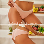 FINETOO 3PCS/Set Women's Underwear Cotton Panty Sexy Panties Female Underpants Solid Color Panty Intimates Women Lingerie M-2XL