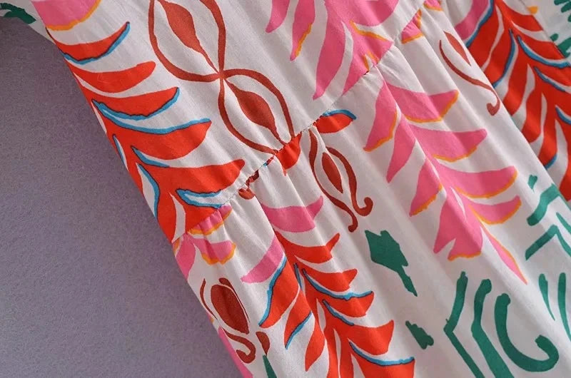Foridol Floral Print Casual Boho Shirt Dress Maxi Long Autumn Winter Long Sleeve Dress Vestidos 2025 Button Up Dress