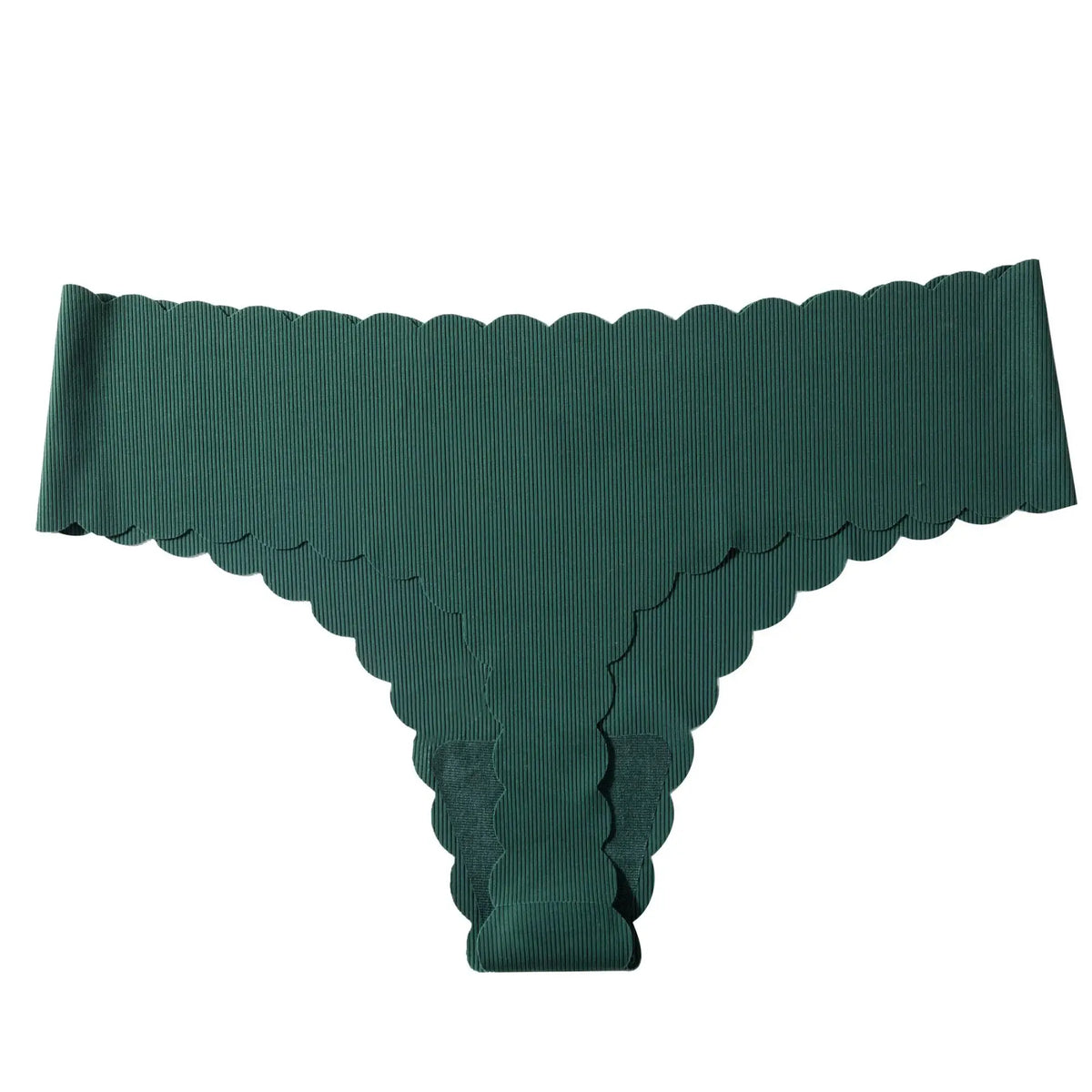 Women's Ultra Thin Quick Drying Thongs Comfortable Striped Edge T-back Ice Silk Lady G-string Sexy Low-Waist Female T-pants