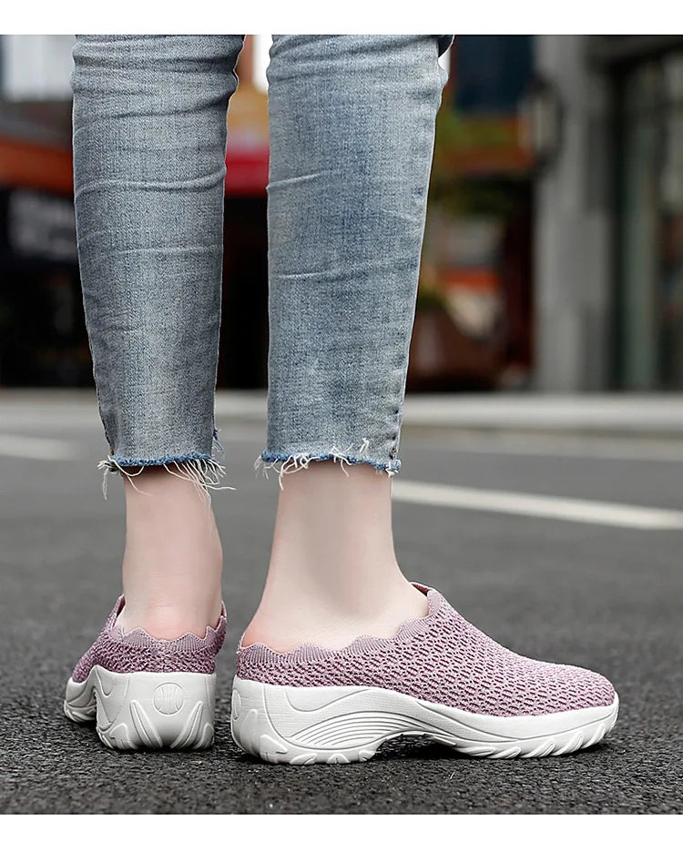 Women Casual Shoes Fashion Breathable Walk Mesh Flat Shoes Lady Sneakers Women Tenis Feminino Shoes LadyMesh Summer Shoesty76