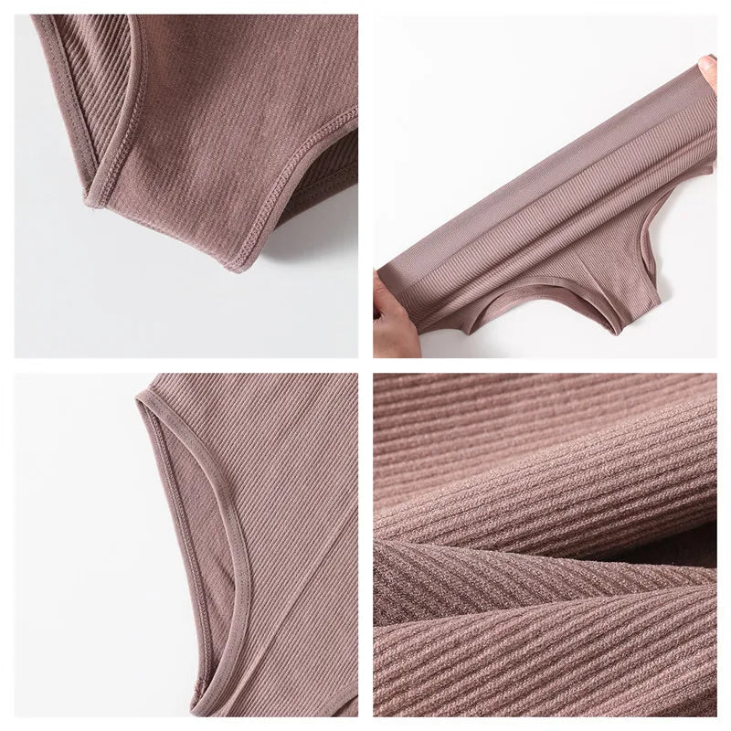 1PC Seamless Panties Women Sexy High Waist Brief Hip Lift Underwear Female Underpants Shaperwear High Rise Panties Lingerie M-XL