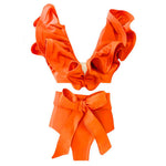 Two-Pieces Women Floral 2025 Push-Up Padded Bra Ruffles Bandage Bikini Set Swimsuit Swimwear Bathing Suit Beachwear Biquini