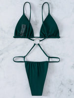 High Cut Out G String Female Swimwear One Piece Swimsuit Women Mini Micro Thong Monokini Bather Backless Bathing Suit Swim Wear