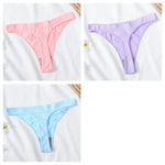 3PCS/Set Seamless G-string Panties Women Underwear Female Underpants Low Waist Thong Sexy Lingerie Seamless Sports Panties