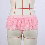 Women Sexy Lingerie Lace Perspective Ladies Dress Erotic Sexy Underwear Transparent Thongs Plus Size Sexy Skirt For Sex