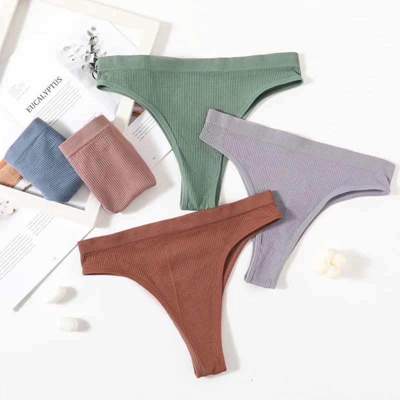 Seamless Briefs Women Panties Sexy Lingerie Shapewear Bottoms Female Underpants Pantys Low Rise Underwear M-L