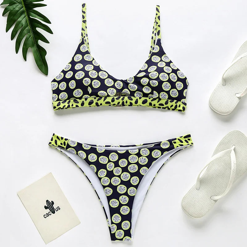 2026 Sexy Polka Dot Bikini Women Swimsuit Female Brazilian Swimwear Two pieces bikini set Hollow out High cut Bathing Suit Swim
