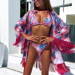 2025 Snake Print Halter Crystal Diamond Bikini Women Swimsuit Female Swimwear Two pieces Bikini set Bather Bathing Suit Swim