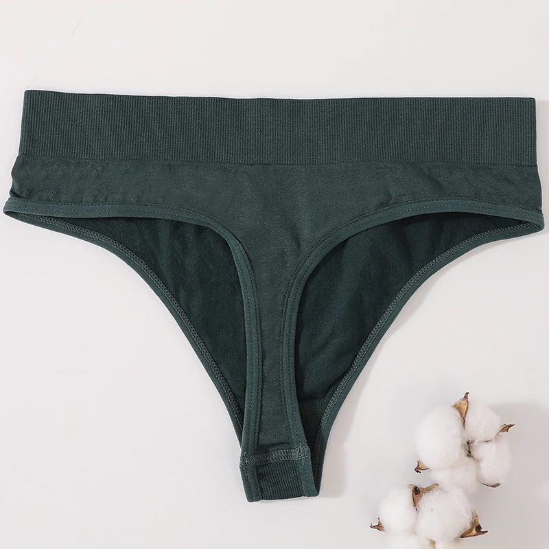 2Pcs/Set Women Panties High Waist Panties Sexy Bodyshaper Thongs Female Underpants Seamless Underwear Sports G-string Intimates