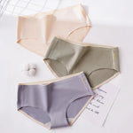 1 Pack Seamless Panties for Women Comfort Underwear Low-Rise Lingerie Ladies Cotton Crotch Briefs M-XL