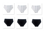 6Pcs/Set Women High Waist Cotton Briefs Breathable Panties Seamless Edge Comfort Underwear Solid Color Soft M-2XL Intimates