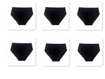 6Pcs/Set Women High Waist Cotton Briefs Breathable Panties Seamless Edge Comfort Underwear Solid Color Soft M-2XL Intimates
