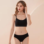 Women's Panties Low Rise Briefs Seamless Underwear Female Underpants Lingerie Sexy Ladies Panties M-L Comfort Intimate