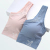 Sexy Beautiful Back Deep V Gathers Bralette No Rims Push Up Women's Bra Yoga Fitness Lace Brassiere Seamless Latex Bralette