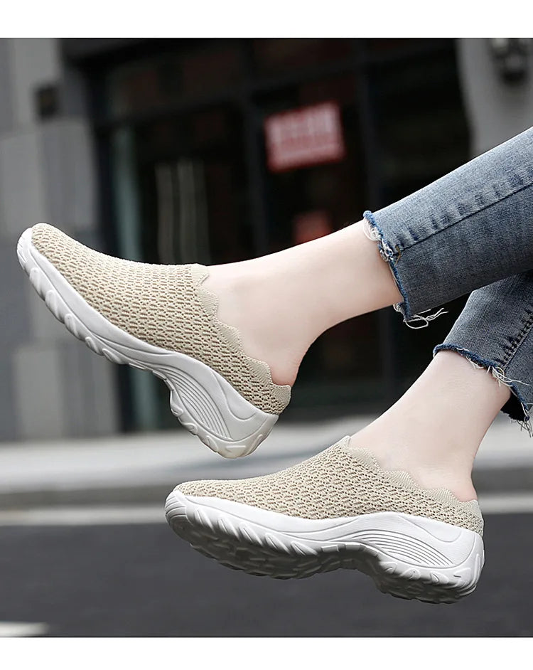 Women Casual Shoes Fashion Breathable Walk Mesh Flat Shoes Lady Sneakers Women Tenis Feminino Shoes LadyMesh Summer Shoesty76