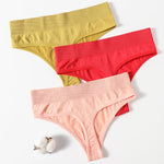 1PC Seamless Thongs G-String Women Shapewear Panties Comfort Thong Underwear Female High-Rise Underpants Lingerie Intimates