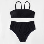 ZTVitality Solid Sexy Bikini 2025 New Arrival Padded Bra High Waist Swimsuit Brazilian Swimwear Women Bathing Suit Beachwear S-L
