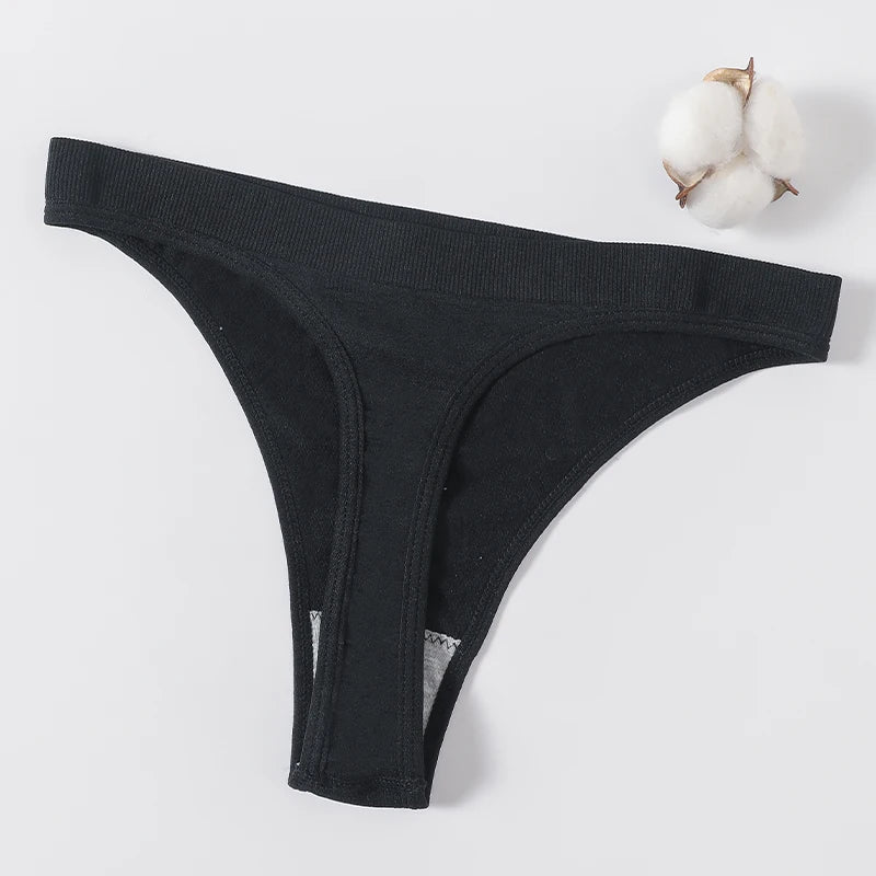 M-XL Women's Thongs Seamless G-string Brazilian Panties Sexy Underwear Cotton Briefs Low Waist Thongs Ladies Lingerie