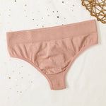 Women Sports Bra And Panties Set Seamless Bra U-Back Crop Top High Rise G-String Panties Thongs Underwear Sexy Lingerie Set