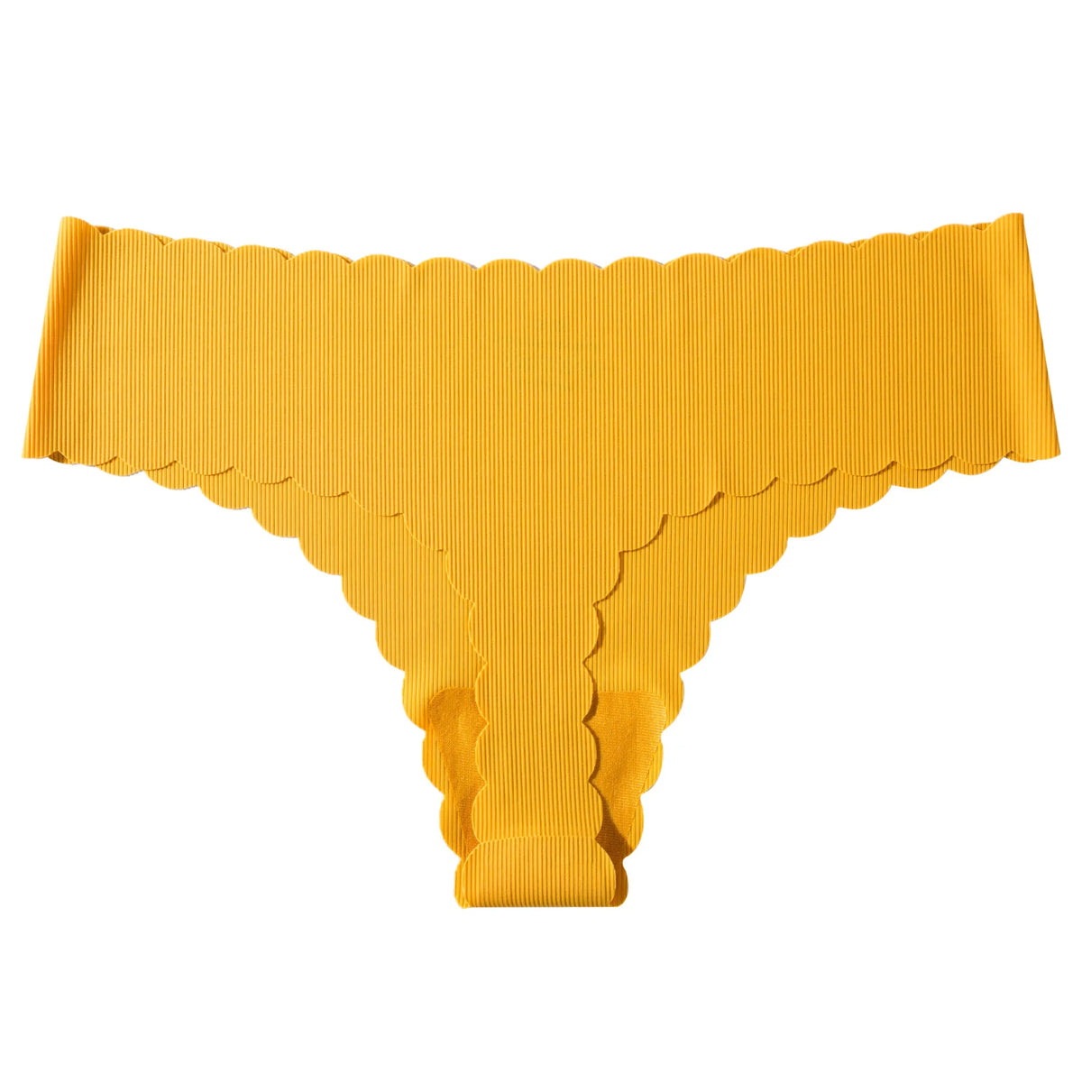 Women's Ultra Thin Quick Drying Thongs Comfortable Striped Edge T-back Ice Silk Lady G-string Sexy Low-Waist Female T-pants