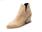 Autumn Winter Casual Western Cowboy Ankle Boots Women Snake Cowgirl Booties Short Cossacks Botas High Heels Shoes 358