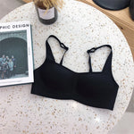 Women's Square Neck Seamless Adjustable Strap Wireless Bra Comfort Sexy Lingerie Invisible Underwear Ladies Intimates S-XL