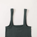 Square Neck Crop Top Women Seamless Underwear Top Solid Color Off Shoulder Cami Sexy Lingerie Sleeveless Tank Top Camisole