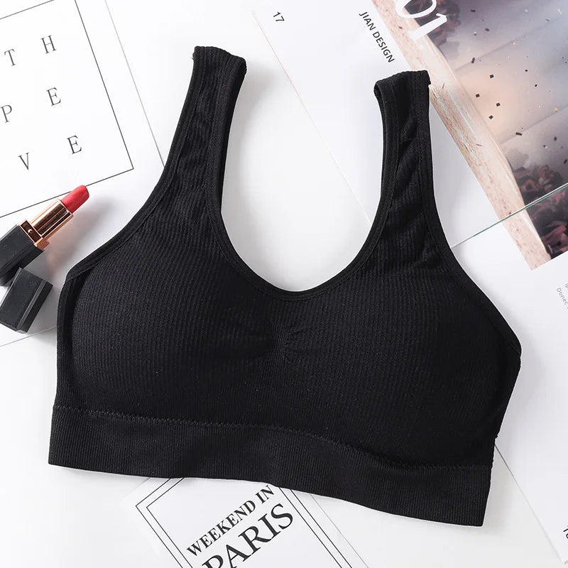 Seamless Bras For Women Push-Up Bra Sport Underwear Top Comfort Non-wire Padded Bralette Sexy Lingerie Daily Intimates M-L
