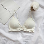 Non-wire Bras for Women Seamless Bra Top Sexy Lingerie Female Soft Brassiere Solid Color Back Closure Underwear