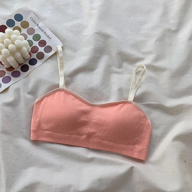 Padded Bras For Women Wireless Brassiere Comfort Push-Up Bra Female Underwear Sexy Lingerie Solid Color Intimates
