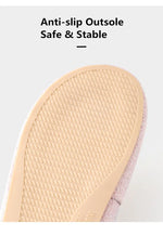 Breathable Flax Slippers Women Men Indoor Mute Slipper Anti-slip Lovers House Floor Shoes SoftLadies Summer Home Slides
