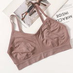 Women Tank Crop Top Female Seamless Underwear Backless No Pads Unlined Sexy Lingerie Comfort Woman Top Camisole